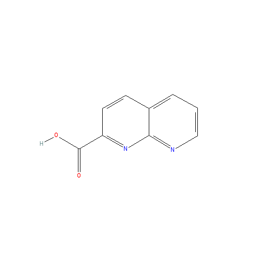 Chemical structure of 1,8-Naphthyridine-2-carboxylic acid