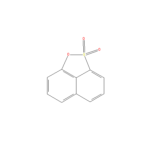 Chemical structure of 1,8-Naphthosultone