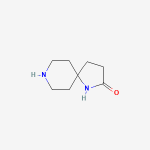 Chemical structure of 1,8-diazaspiro[4.5]decan-2-one