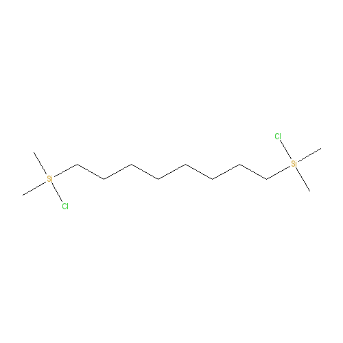 Chemical structure of 1,8-BIS(CHLORODIMETHYLSILYL)OCTANE