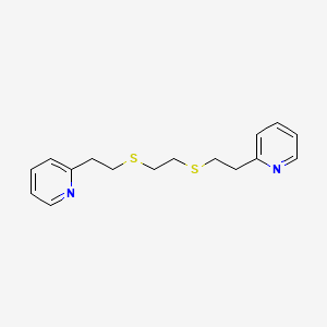 Chemical structure of 1,8-Bis(2-pyridyl)-3,6-dithiaoctane