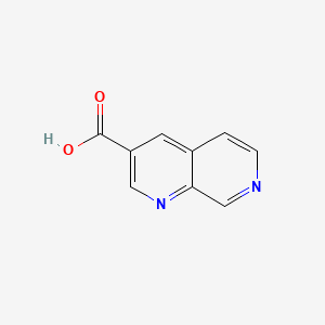 Chemical structure of 1,7-Naphthyridine-3-carboxylic acid