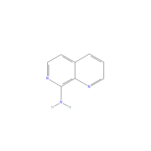 Chemical structure of 1,7-Naphthyridin-8-amine