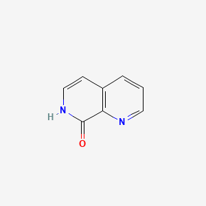 Chemical structure of 1,7-Naphthyridin-8-ol