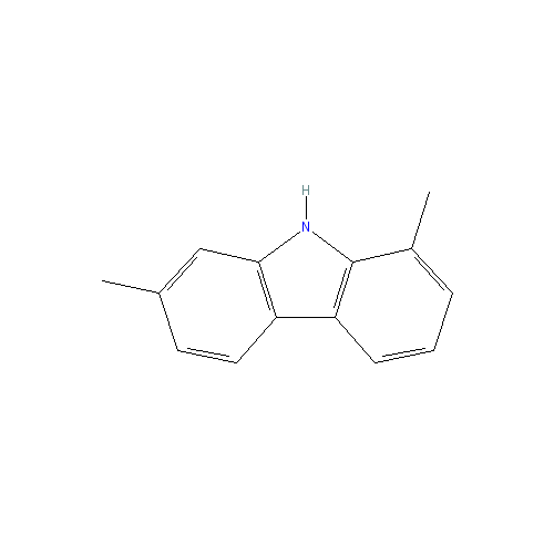 Chemical structure of 1,7-Dimethyl-9H-carbazole