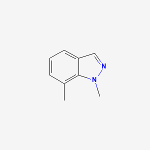 Chemical structure of 1,7-Dimethyl-1H-indazole