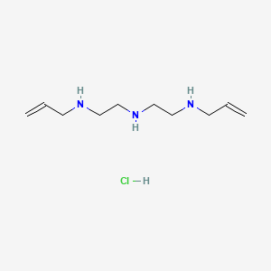 Chemical structure of 1,7-Diallyl-1,4,7-triazaheptane 3HCl