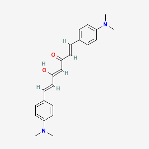 Chemical structure of 1,7-Bis(4-(dimethylamino)phenyl)-5-hydroxyhepta-1,4,6-trien-3-one