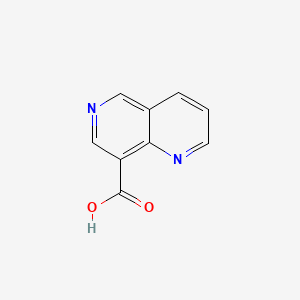 Chemical structure of 1,6-Naphthyridine-8-carboxylic acid