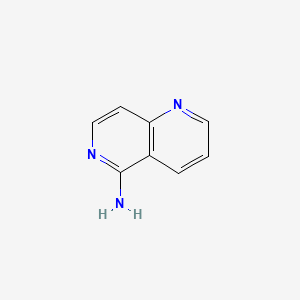 Chemical structure of 1,6-Naphthyridin-5-amine