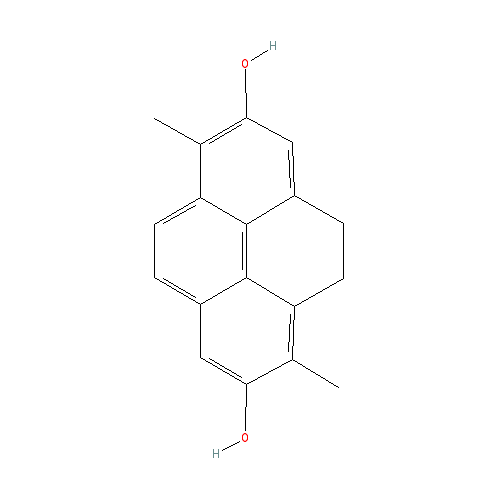 Chemical structure of 1,6-Dimethyl-4,5-dihydropyrene-2,7-diol