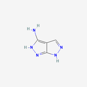 Chemical structure of 1,6-Dihydropyrazolo[3,4-c]pyrazol-3-amine