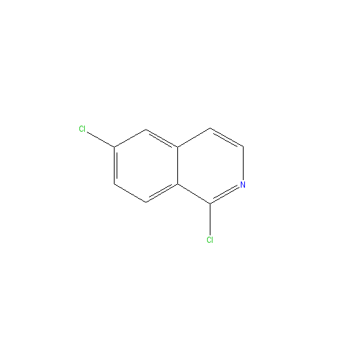 Chemical structure of 1,6-dichloroisoquinoline