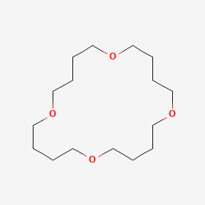 Chemical structure of 1,6,11,16-Tetraoxacycloeicosane