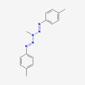 Chemical structure of 1,5-Di-p-tolyl-3-methyl-1,4-pentazadiene