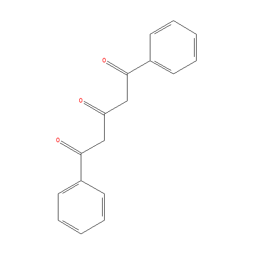 Chemical structure of 1,5-diphenyl-1,3,5-pentanetrione
