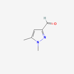 Chemical structure of 1,5-Dimethylpyrazole-3-carbaldehyde