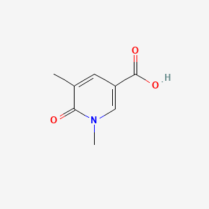 Chemical structure of 1,5-Dimethyl-6-oxo-1,6-dihydropyridine-3-carboxylic acid