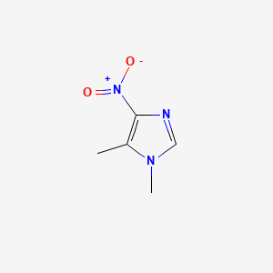 Chemical structure of 1,5-Dimethyl-4-nitroimidazole
