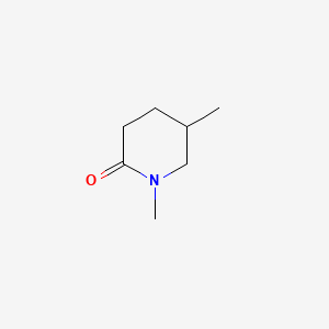 Chemical structure of 1,5-Dimethyl-2-piperidone