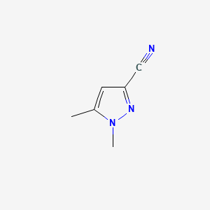 Chemical structure of 1,5-Dimethyl-1H-pyrazole-3-carbonitrile