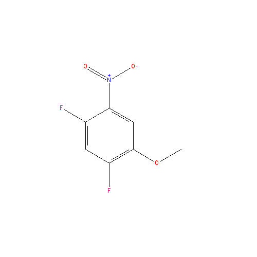 Chemical structure of 2,4-Difluoro-5-nitroanisole