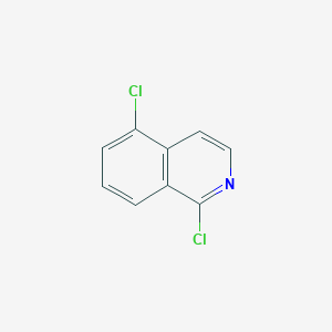 Chemical structure of 1,5-Dichloroisoquinoline