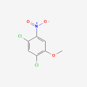 Chemical structure of 2,4-Dichloro-5-nitroanisole