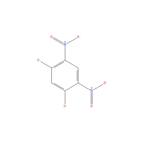 Chemical structure of 1,5-Dibromo-2,4-dinitrobenzene
