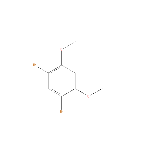 Chemical structure of 1,5-Dibromo-2,4-dimethoxybenzene