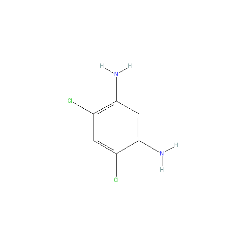 Chemical structure of 1,5-Diamino-2,4-dichlorobenzene