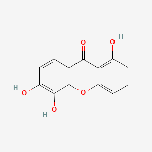 Chemical structure of 1,5,6-Trihydroxyxanthone
