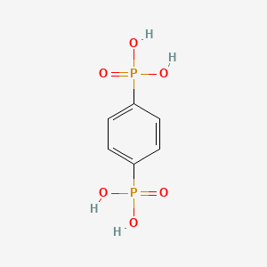 Chemical structure of 1,4-Phenylenediphosphonic Acid
