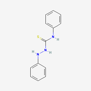 Chemical structure of 1,4-Diphenyl-3-thiosemicarbazide