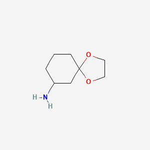 Chemical structure of 1,4-Dioxaspiro[4.5]decan-7-amine