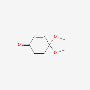 Chemical structure of 1,4-Dioxaspiro[4.5]dec-6-en-8-one