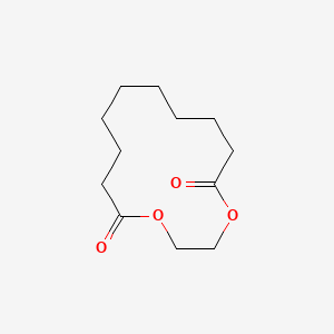 Chemical structure of Ethylene sebacate