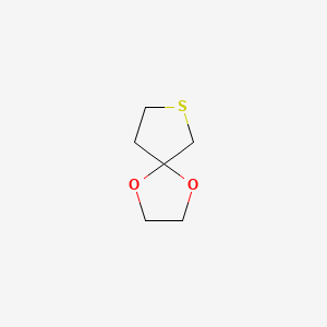 Chemical structure of 1,4-Dioxa-7-thiaspiro[4.4]nonane