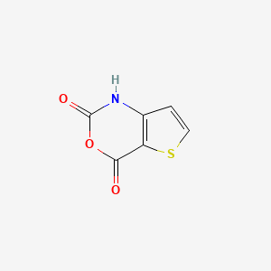 Chemical structure of 1H,2H,4H-thieno(3,2-d)(1,3)oxazine-2,4-dione