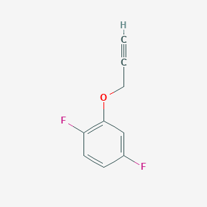 Chemical structure of 1,4-Difluoro-2-(prop-2-yn-1-yloxy)benzene