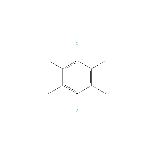 Chemical structure of 1,4-Dichloro-2,3,5,6-tetrafluoro-benzene