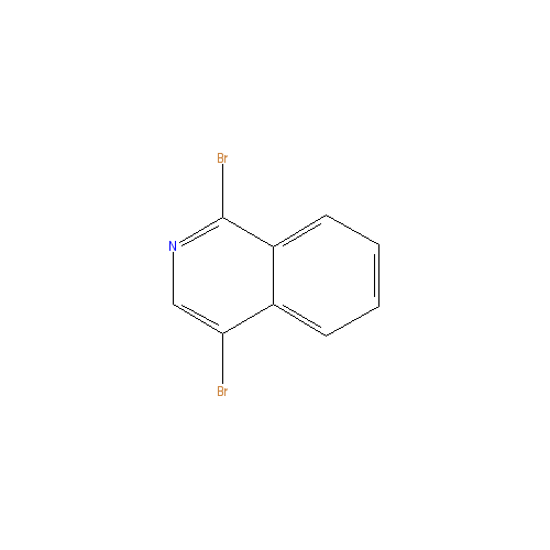 Chemical structure of 1,4-Dibromoisoquinoline