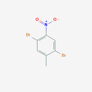 Chemical structure of 1,4-Dibromo-2-methyl-5-nitrobenzene