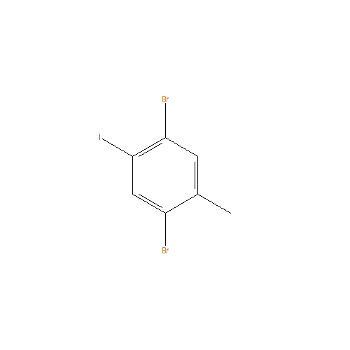 Chemical structure of 1,4-Dibromo-2-iodo-5-methylbenzene