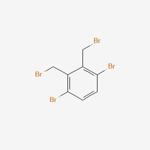 Chemical structure of 1,4-Dibromo-2,3-bis(bromomethyl)benzene