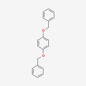 Chemical structure of 1,4-Dibenzyloxybenzene