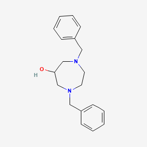 Chemical structure of 1,4-dibenzyl-1,4-diazepan-6-ol