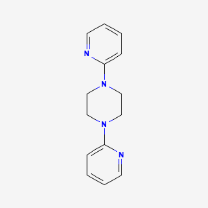 Chemical structure of 1,4-Di(2-pyridyl)piperazine