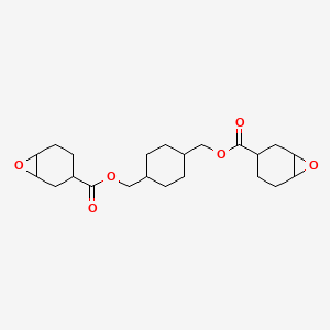Chemical structure of 1,4-Cyclohexanedimethanol bis(3,4-epoxycyclohexanecarboxylate)