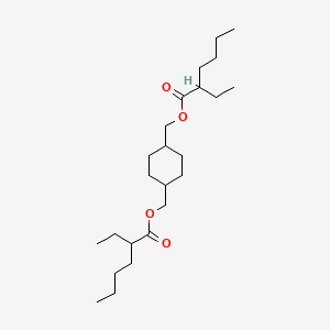 Chemical structure of 1,4-Cyclohexanedimethanol Bis(2-ethylhexanoate)